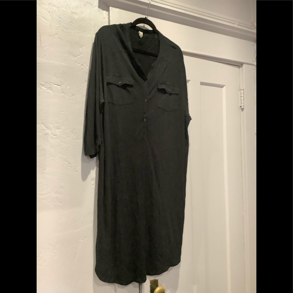 Old Navy Black Long Sleeve Dress